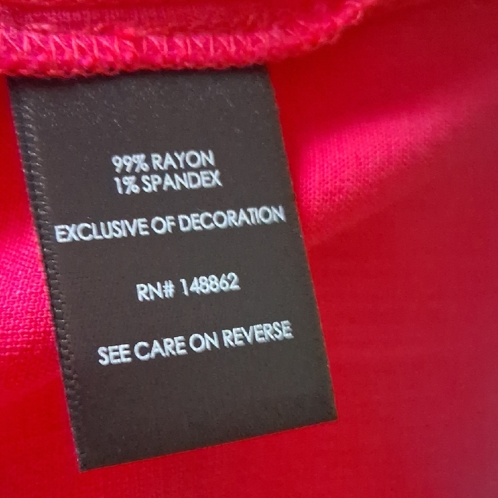 Torrid Vibrant Pink Blouse with Lace Accents - Picture 3 of 4